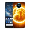 Дизайнерский силиконовый с усиленными углами чехол для Nokia 8.3 Солнце