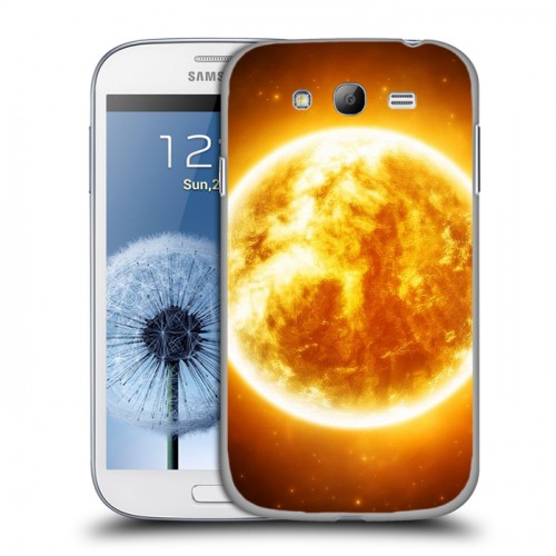 Дизайнерский пластиковый чехол для Samsung Galaxy Grand Солнце