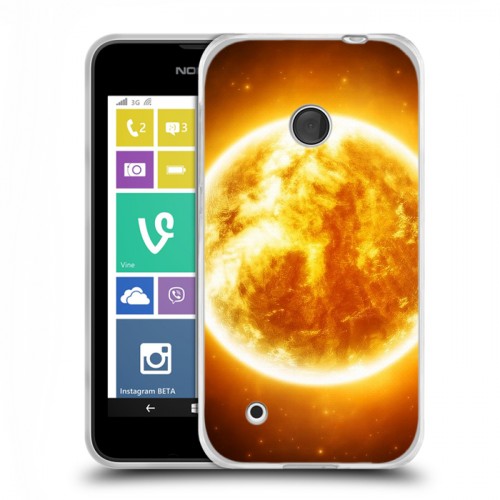 Дизайнерский пластиковый чехол для Nokia Lumia 530 Солнце