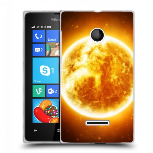 Дизайнерский пластиковый чехол для Microsoft Lumia 435 Солнце