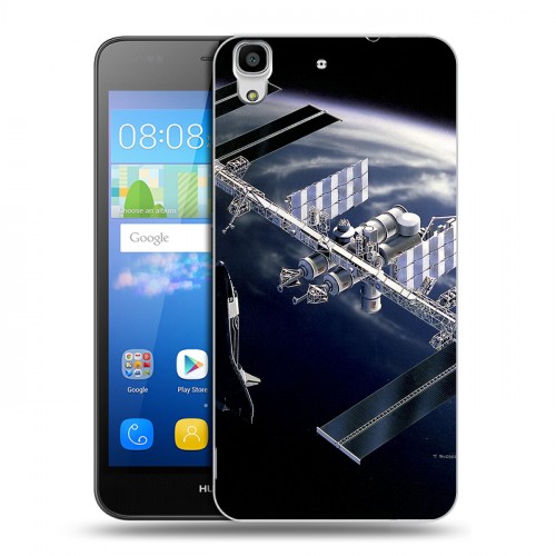 Дизайнерский пластиковый чехол для Huawei Y6 Орбита