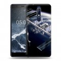 Дизайнерский пластиковый чехол для Nokia 5.1 Орбита