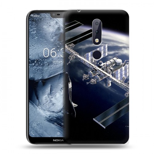 Дизайнерский пластиковый чехол для Nokia 6.1 Plus Орбита