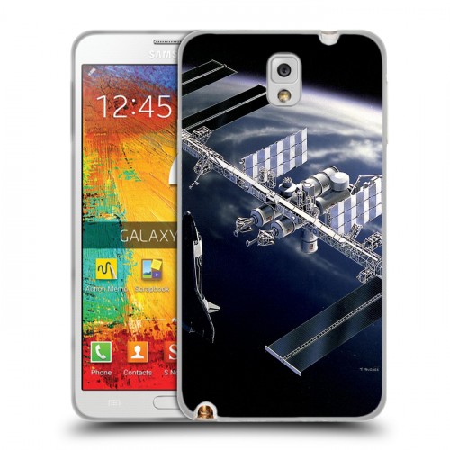 Дизайнерский пластиковый чехол для Samsung Galaxy Note 3 Орбита