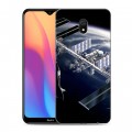 Дизайнерский силиконовый с усиленными углами чехол для Xiaomi RedMi 8A Орбита