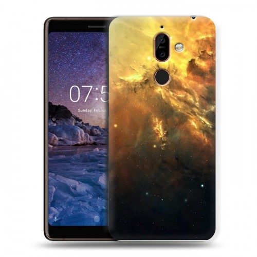 Дизайнерский пластиковый чехол для Nokia 7 Plus Туманность