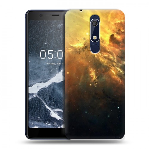 Дизайнерский пластиковый чехол для Nokia 5.1 Туманность