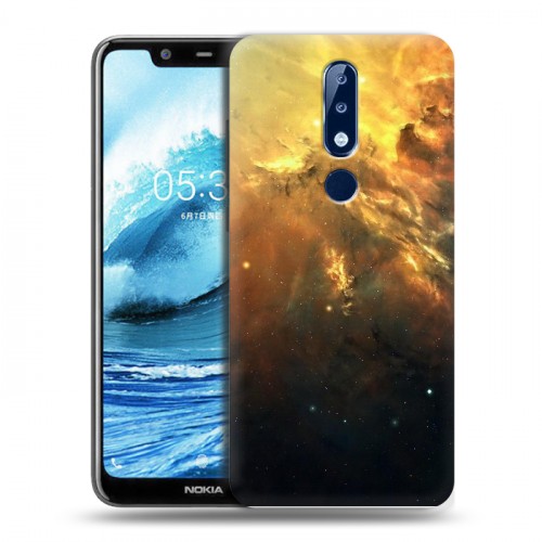 Дизайнерский силиконовый чехол для Nokia 5.1 Plus Туманность