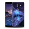 Дизайнерский пластиковый чехол для Nokia 7 Plus Туманность