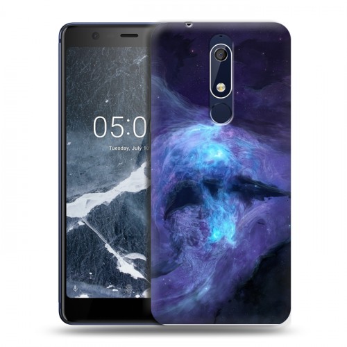 Дизайнерский пластиковый чехол для Nokia 5.1 Туманность