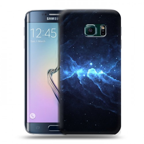 Дизайнерский пластиковый чехол для Samsung Galaxy S6 Edge Туманность