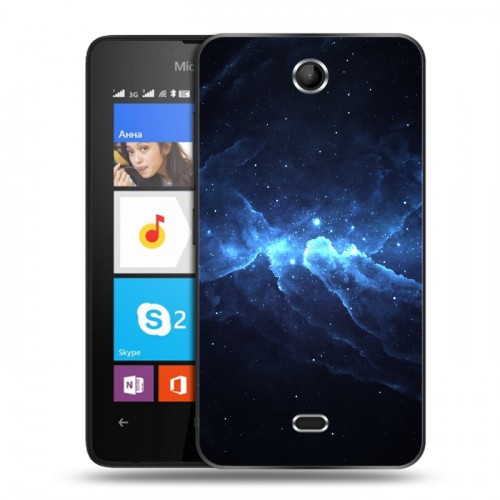 Дизайнерский силиконовый чехол для Microsoft Lumia 430 Dual SIM Туманность