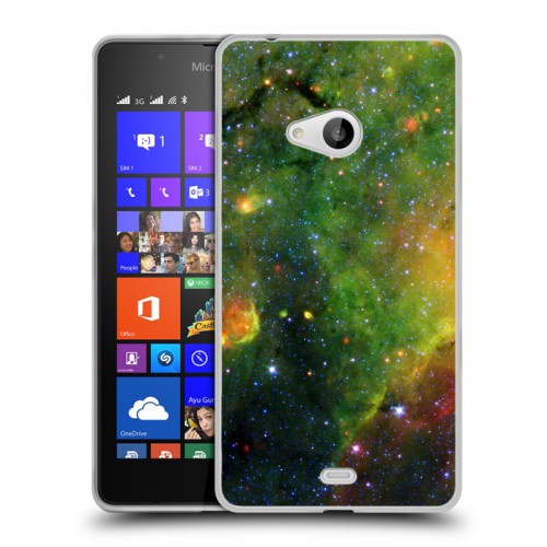 Дизайнерский пластиковый чехол для Microsoft Lumia 540 Туманность