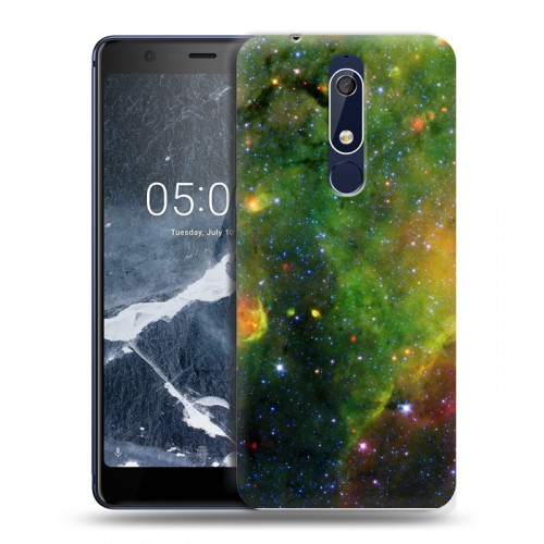 Дизайнерский пластиковый чехол для Nokia 5.1 Туманность