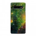 Дизайнерский силиконовый чехол для Samsung Galaxy S10 Туманность