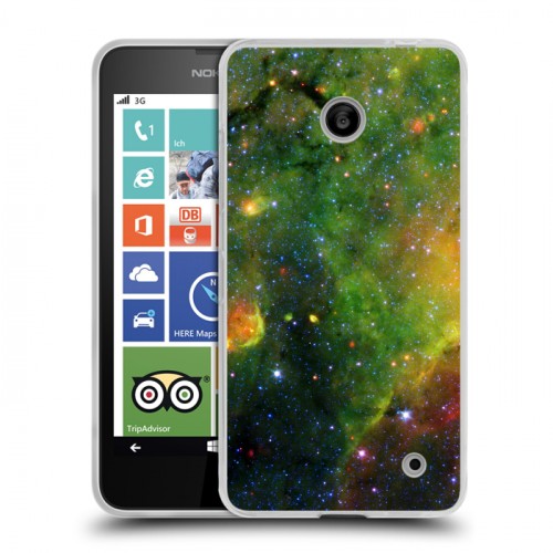 Дизайнерский пластиковый чехол для Nokia Lumia 630/635 Туманность