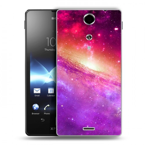 Дизайнерский пластиковый чехол для Sony Xperia TX Туманность