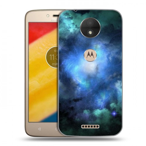 Дизайнерский пластиковый чехол для Motorola Moto C Туманность