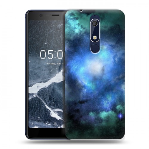 Дизайнерский пластиковый чехол для Nokia 5.1 Туманность