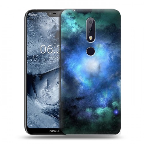 Дизайнерский пластиковый чехол для Nokia 6.1 Plus Туманность