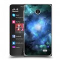 Дизайнерский пластиковый чехол для Nokia X Туманность