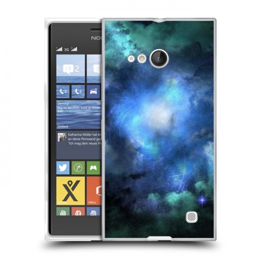Дизайнерский пластиковый чехол для Nokia Lumia 730/735 Туманность