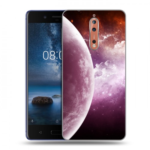 Дизайнерский пластиковый чехол для Nokia 8 Туманность