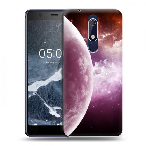 Дизайнерский пластиковый чехол для Nokia 5.1 Туманность