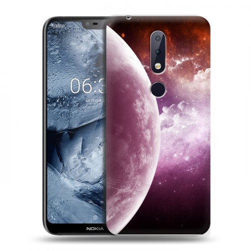 Дизайнерский пластиковый чехол для Nokia 6.1 Plus Туманность