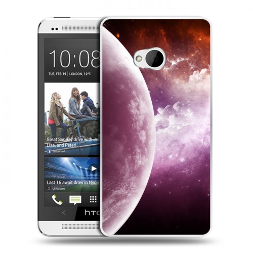 Дизайнерский пластиковый чехол для HTC One (M7) Dual SIM Туманность