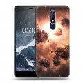 Дизайнерский пластиковый чехол для Nokia 5.1 Туманность