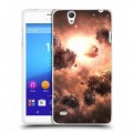 Дизайнерский пластиковый чехол для Sony Xperia C4 Туманность