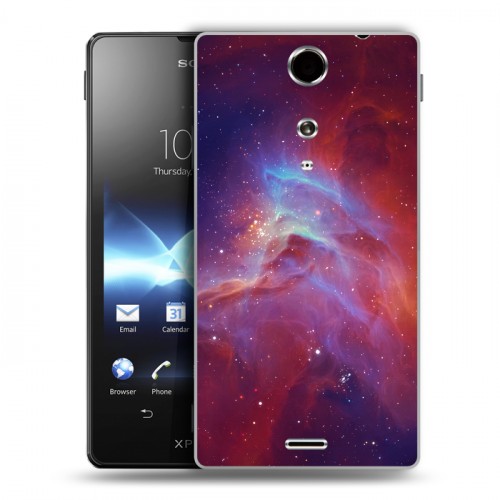 Дизайнерский пластиковый чехол для Sony Xperia TX Туманность