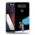 Дизайнерский пластиковый чехол для LG V20 Космонавт