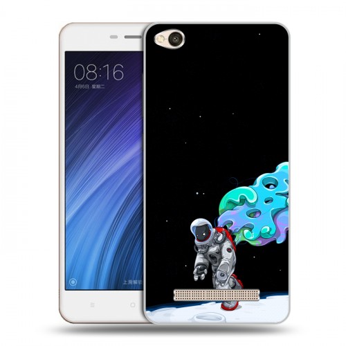 Дизайнерский силиконовый чехол для Xiaomi RedMi 4A Космонавт