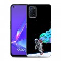 Дизайнерский пластиковый чехол для OPPO A52 Космонавт