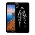 Дизайнерский силиконовый чехол для Xiaomi RedMi 7A Космонавт