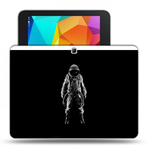 Дизайнерский силиконовый чехол для Samsung Galaxy Tab 4 10.1 Космонавт