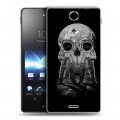 Дизайнерский пластиковый чехол для Sony Xperia TX Космонавт