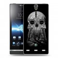 Дизайнерский пластиковый чехол для Sony Xperia S Космонавт