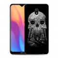 Дизайнерский силиконовый с усиленными углами чехол для Xiaomi RedMi 8A Космонавт