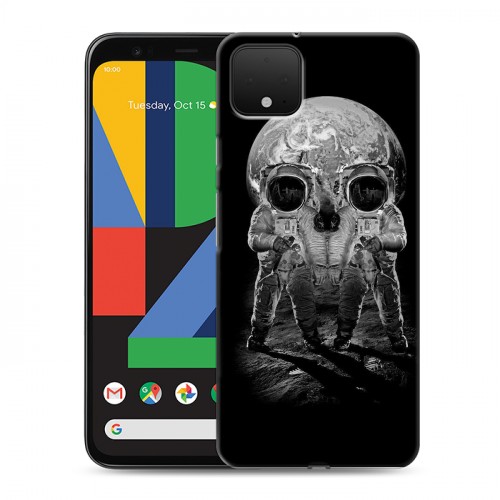 Дизайнерский пластиковый чехол для Google Pixel 4 Космонавт