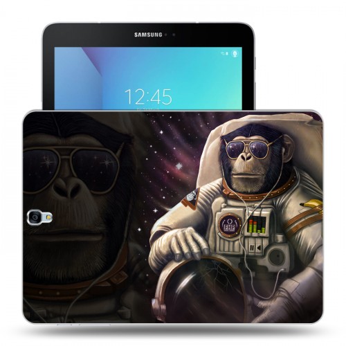 Дизайнерский силиконовый чехол для Samsung Galaxy Tab S3 Космонавт