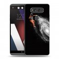 Дизайнерский пластиковый чехол для LG V20 Космонавт