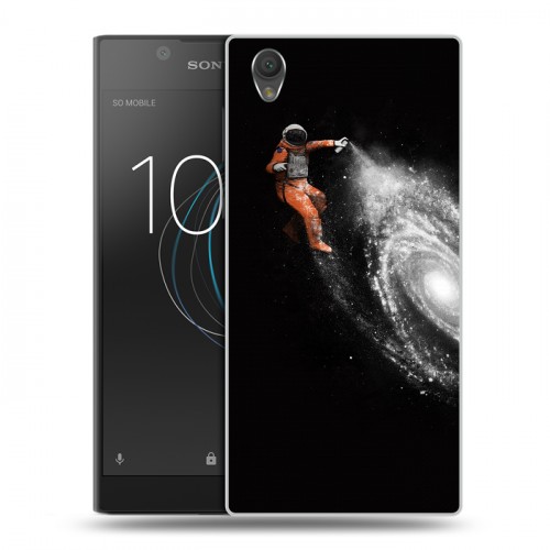 Дизайнерский пластиковый чехол для Sony Xperia L1 Космонавт