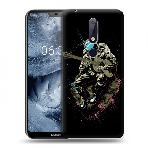 Дизайнерский пластиковый чехол для Nokia 6.1 Plus Космонавт