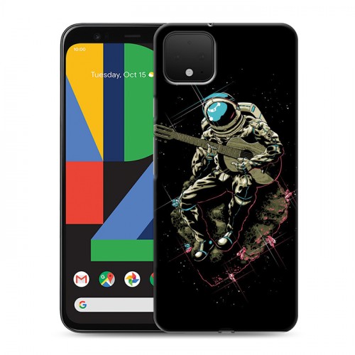 Дизайнерский пластиковый чехол для Google Pixel 4 Космонавт