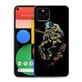 Дизайнерский пластиковый чехол для Google Pixel 5 Космонавт