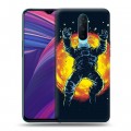 Дизайнерский пластиковый чехол для OPPO RX17 Pro Космонавт