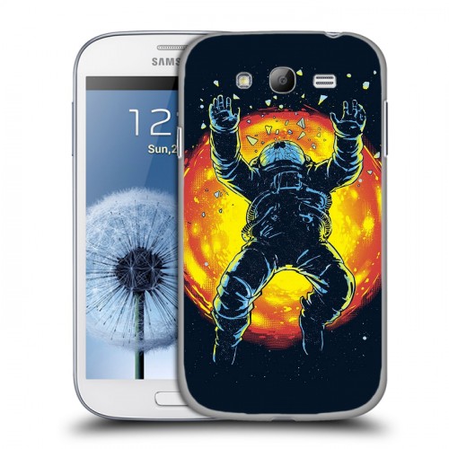 Дизайнерский пластиковый чехол для Samsung Galaxy Grand Космонавт
